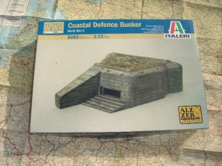 IT6085  COASTAL Defence BUNKER diorama D-Day